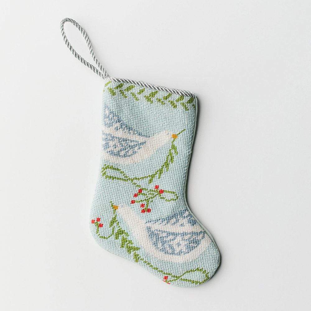 Bauble Stockings Peace on Earth in Blue Bauble Stocking 23878