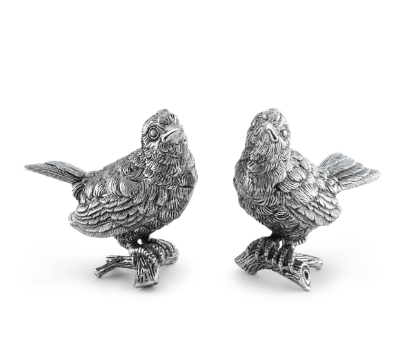 小物入れ Barratts Songbirds salt & pepper 29709-vagabond-house-pewter-