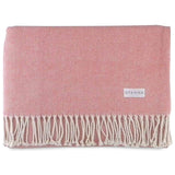 Sferra Celine Herringbone Throw in Salmon 30576