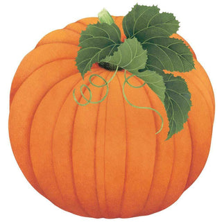 Caspari Pumpkin Die-Cut Placemat - 4 Each 3065PMSX4