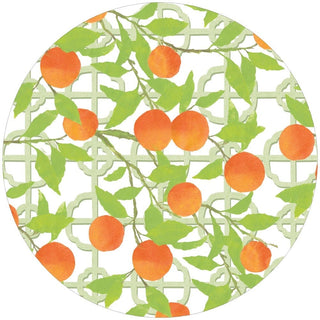 Caspari Orange Grove Die-Cut Placemat - 4 Per Package 3067PMSX4