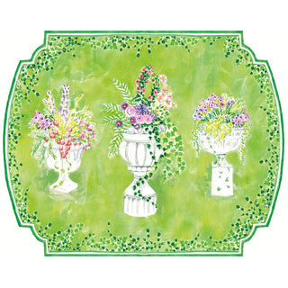 Caspari Jardin De Luxembourg Paper Placemats - 4 Each 3078PMSX4