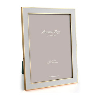 Addison Ross Enamel & Gold 4" x 6" Picture Frame in Chiffon 40055