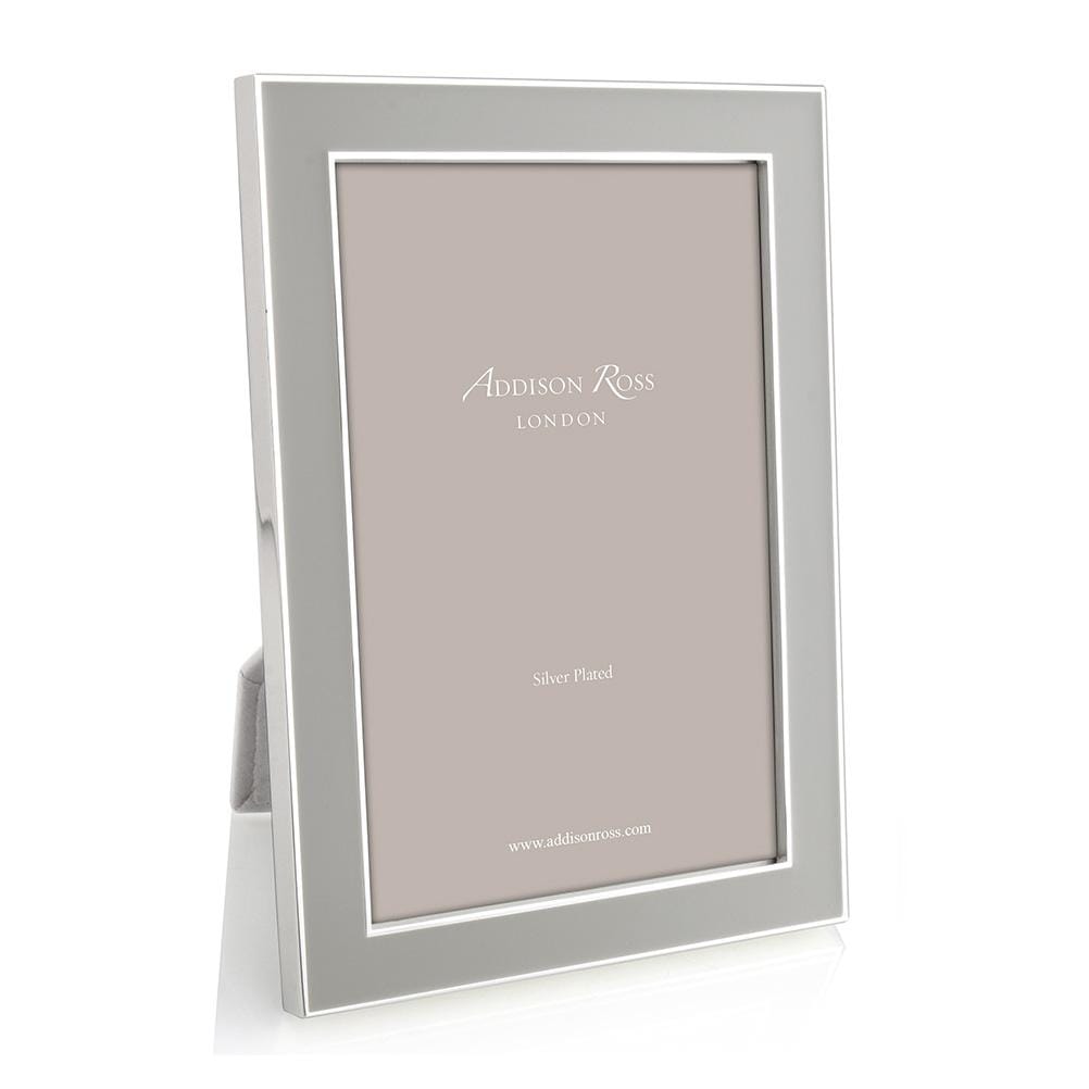 Addison Ross Chiffon Enamel 4" x 6" Picture Frame with Silver Trim - 1 Each 40056
