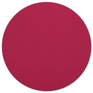 Caspari Classic Canvas Round Felt-Backed Placemat in Fuchsia - 4 Each 4015PMRX4