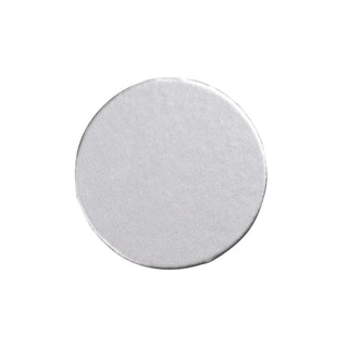 Caspari Round Luster Felt-Backed Coasters in Silver - 8 Per Box 4022CR