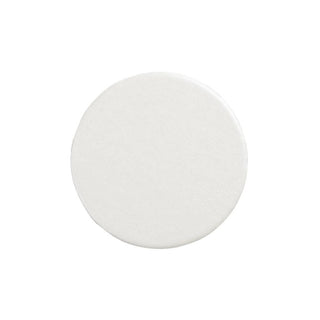 Caspari Round Luster Felt-Backed Coasters in Pearl - 8 Per Box 4023CR