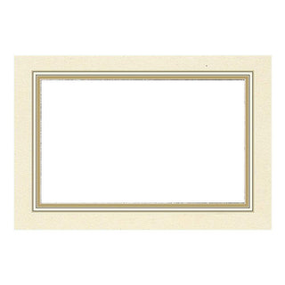 Caspari Gold Border Place Cards - 10 Per Package 62904P