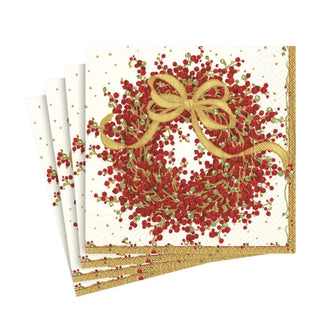 Caspari Pepperberry Paper Luncheon Napkins - 20 Per Package 8070L