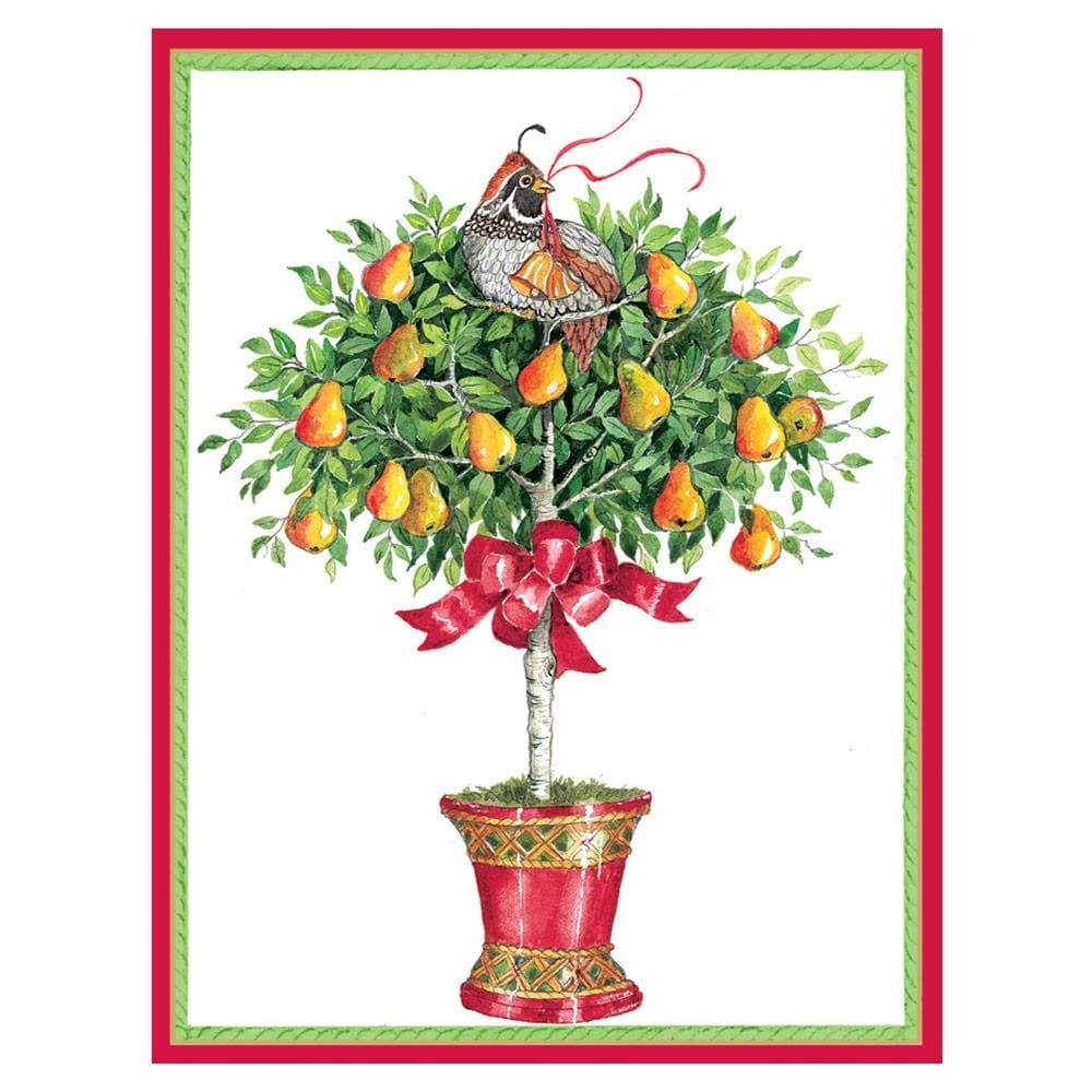 partridge-in-a-pear-tree-boxed-christmas-cards-16-cards-16-envelop-caspari