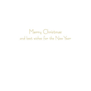 Caspari Tree at Bottom of Stairs Mini Boxed Christmas Cards - 16 Cards & 16 Envelopes 82024