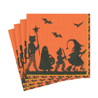 Caspari Halloween Parade Paper Luncheon Napkins - 20 Per Package 8280L