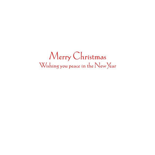 Caspari Peace Large Boxed Christmas Cards - 16 Cards & 16 Envelopes 84317