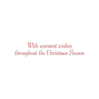 Caspari Seaside Wreath Large Boxed Christmas Cards - 16 Cards & 16 Envelopes 86314
