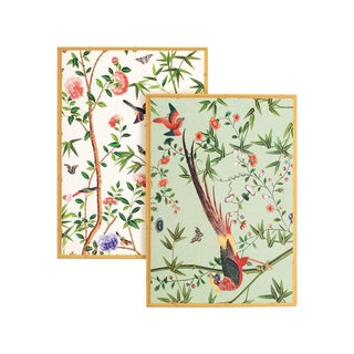 Caspari Chinese Wallpaper Boxed Note Cards in Blue - 8 Note Cards & 8 Envelopes 86614.46