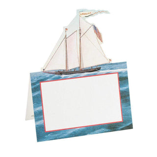 Caspari Maritime Die-Cut Place Cards - 8 Per Package 86903P