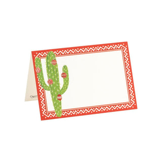 Caspari Merry Cactus Place Cards - 10 Per Package 87915P