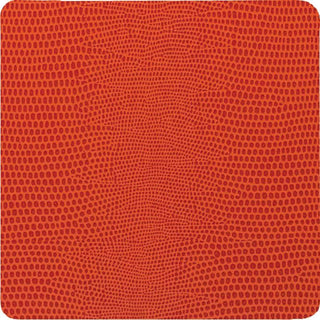 Caspari Square Lizard Coasters in Orange - 8 Per Box 88080CC