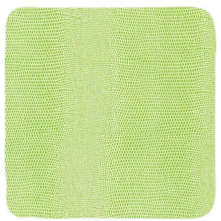 Caspari Square Lizard Coasters in Green - 8 Per Box 88082CC