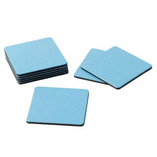 Caspari Square Lizard Coasters in Light Blue - 8 Per Box 88087CC