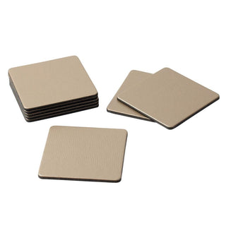 Caspari Square Lizard Coasters in Platinum - 8 Per Box 88088CC