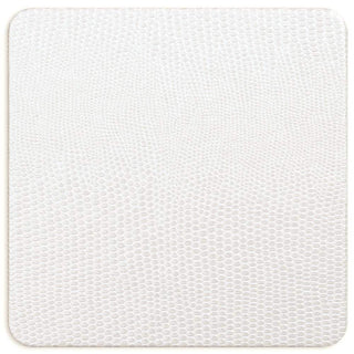 Caspari Square Lizard Coasters in Ivory - 8 Per Box 880894CC