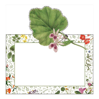 Caspari English Country Garden Die-Cut Place Cards - 8 Per Package 88903P