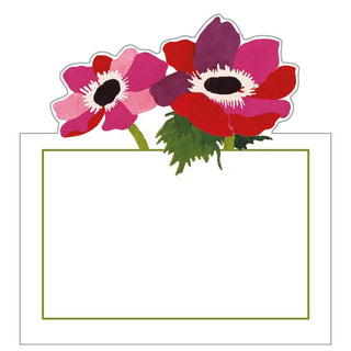 Caspari Poiret Floral Die-Cut Place Cards - 8 Per Package 88931P