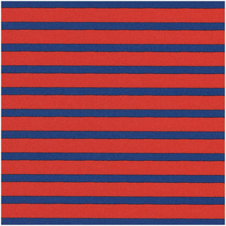 Caspari Bretagne Reversible Gift Wrapping Paper in Red & Blue - 30" x 8' Roll 89130RC