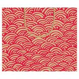 Caspari Lulu's Rainbow Large Gift Bag in Red - 1 Each 89462B3