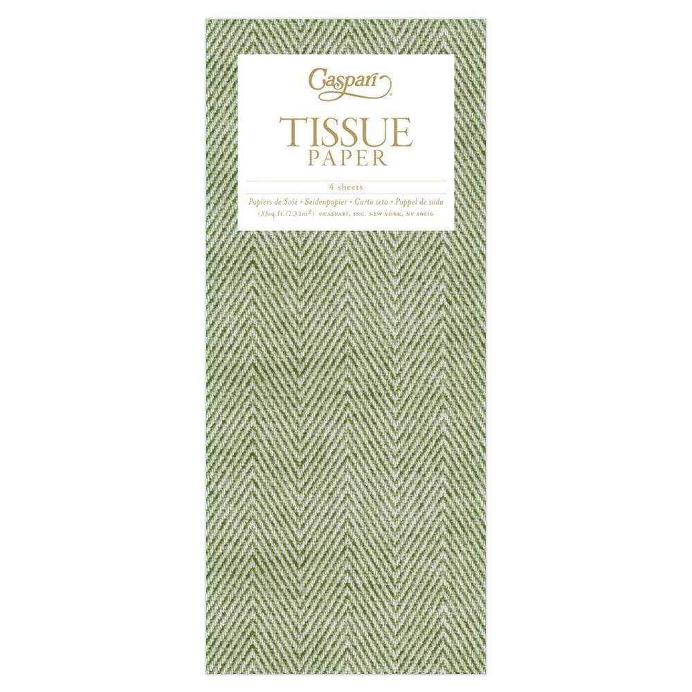 Solid Tissue Paper in Natural Jute - 4 Sheets Included