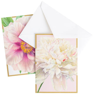 Caspari Peony Boxed Note Cards - 8 Note Cards & 8 Envelopes 89603.46