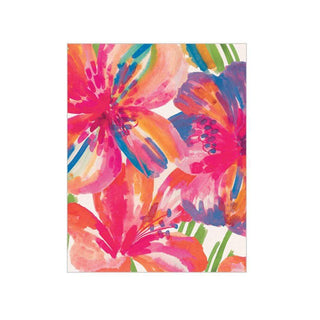 Caspari Floral Pop Gift Enclosure Cards - 4 Mini Cards & 4 Envelopes 8961ENC