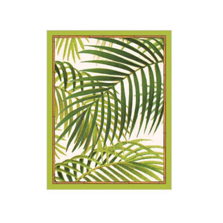 Caspari Under the Palms Gift Enclosure Cards - 4 Mini Cards & 4 Envelopes 8969ENC