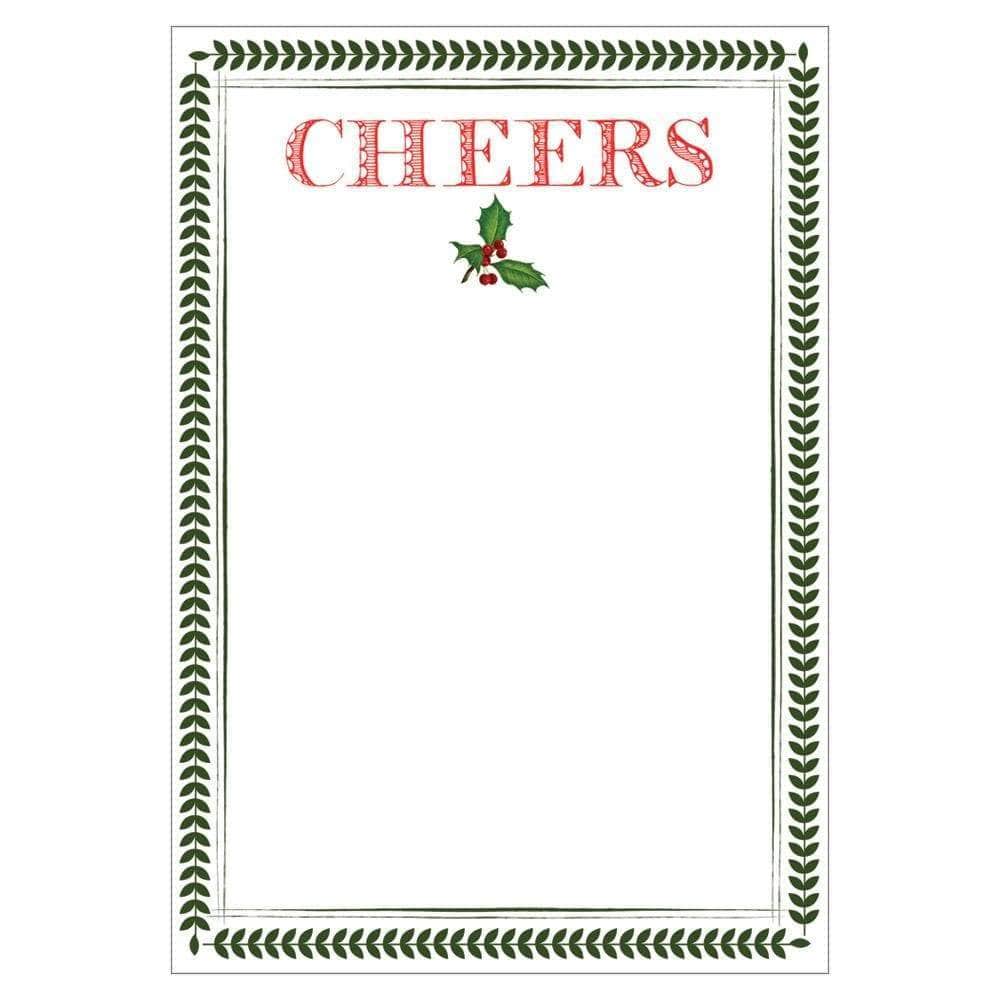 Yuletide Cheer Invitations - 8 Blank Invitations & 8 Envelopes