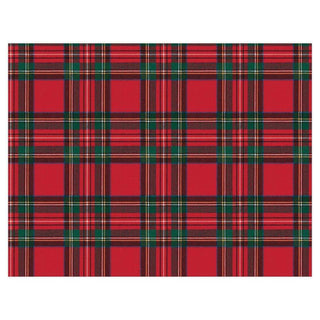 Personalization by Caspari Royal Plaid Foil Landscape Folded Holiday Photo Cards 89976PG