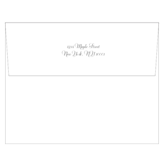 Personalization by Caspari Blue Foil Dash Border Landscape Folded Holiday Photo Cards 89982PG