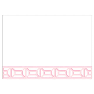 Caspari Garden Gate Blank Correspondence Cards in Light Pink - 20 Cards & 20 Envelopes 90624CCU