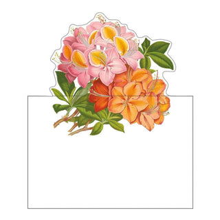 Caspari Jefferson's Garden Study Die-Cut Place Cards - 8 Per Package 90907P