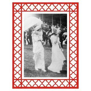 Personalization by Caspari Lattice and Topiaries Portrait Holiday Photo Postcards 90985POSTPG