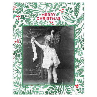 Personalization by Caspari Winter Fauna Portrait Holiday Photo Postcards 90991POSTPG