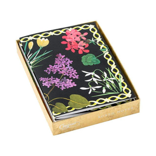 Caspari Mary Delany Flower Mosaics Assorted Boxed Note Cards - 8 Note Cards & 8 Envelopes 91601.46