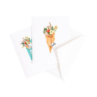 Caspari Window Garden Assorted Boxed Note Cards - 10 Note Cards & 10 Envelopes 91606.46A