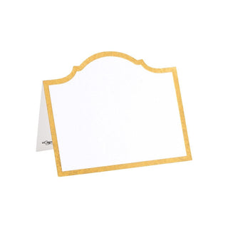 Caspari Arch Die-Cut Place Cards in Gold Foil - 8 Per Package 91900P