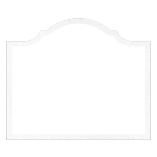 Caspari Arch Die-Cut Place Cards in Pearl Foil - 8 Per Package 91902P