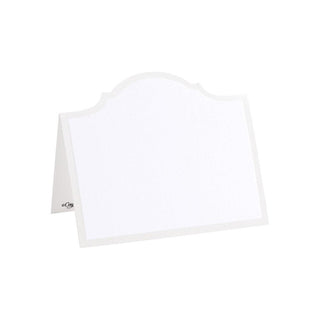 Caspari Arch Die-Cut Place Cards in Pearl Foil - 8 Per Package 91902P