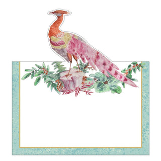 Caspari Chelsea Birds Die-Cut Place Cards - 8 Per Package 91911P