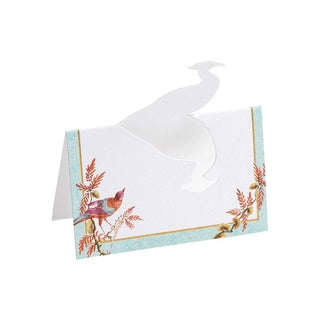 Caspari Chelsea Birds Die-Cut Place Cards - 8 Per Package 91911P