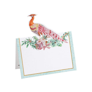 Caspari Chelsea Birds Die-Cut Place Cards - 8 Per Package 91911P