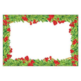 Caspari Boxwood Trellis Place Cards - 8 Per Package 91914P